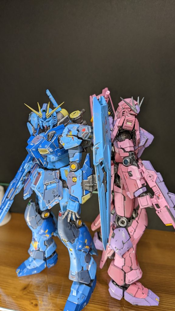 ツーショット。星街すいせい機前ショット。