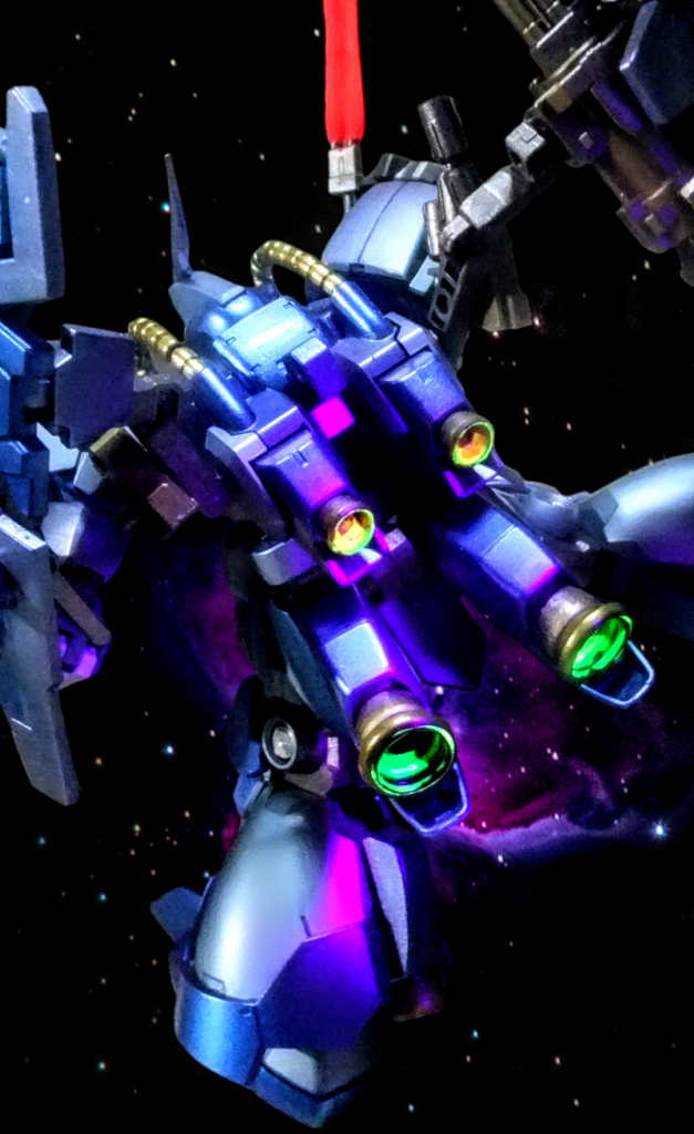 完成するとこんな感じになりマス😁蛍光色塗装&ブラックライトで更に追加工が活かされます😁