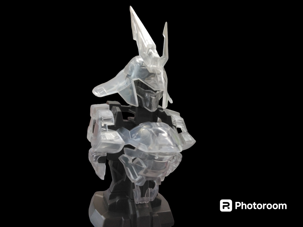 最後にクリア。見づらいので背景を黒くしましたクリアもクリアで趣があります