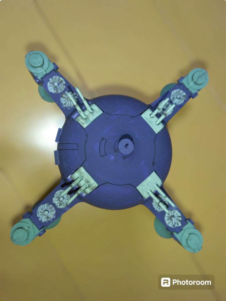 上から　それにしても変な形ですねw 