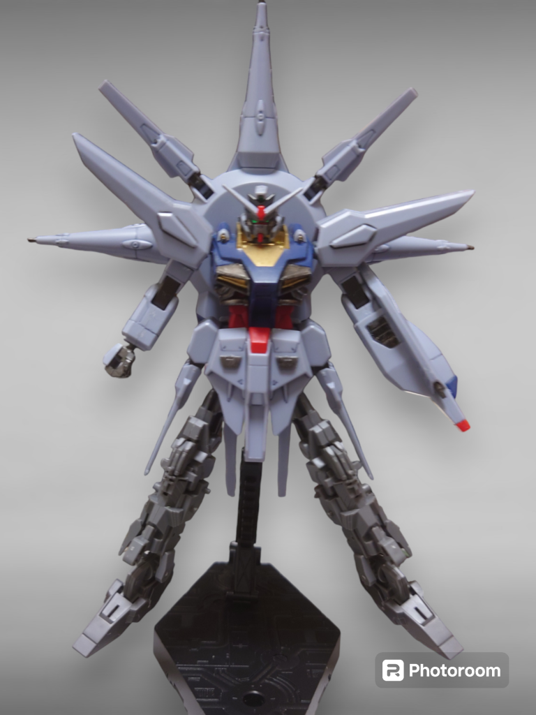 丁度良いバルギルの脚部と交換。外装パーツがほぼ後付できるという良キット!