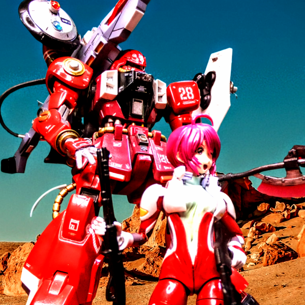 無印　ガナーザクウォーリアの追加工　性懲りも無くガナーユニットとコーションデカール追加施工デス（ねちっこい💦　てスイマセン😁）