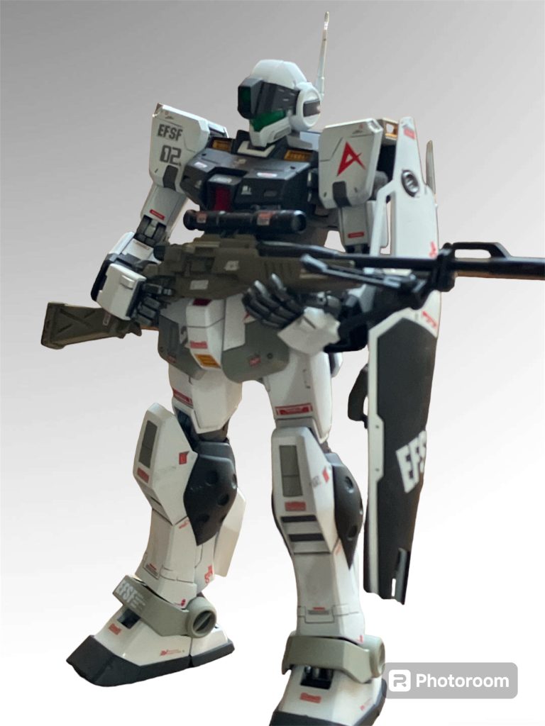 ライフル持たせました