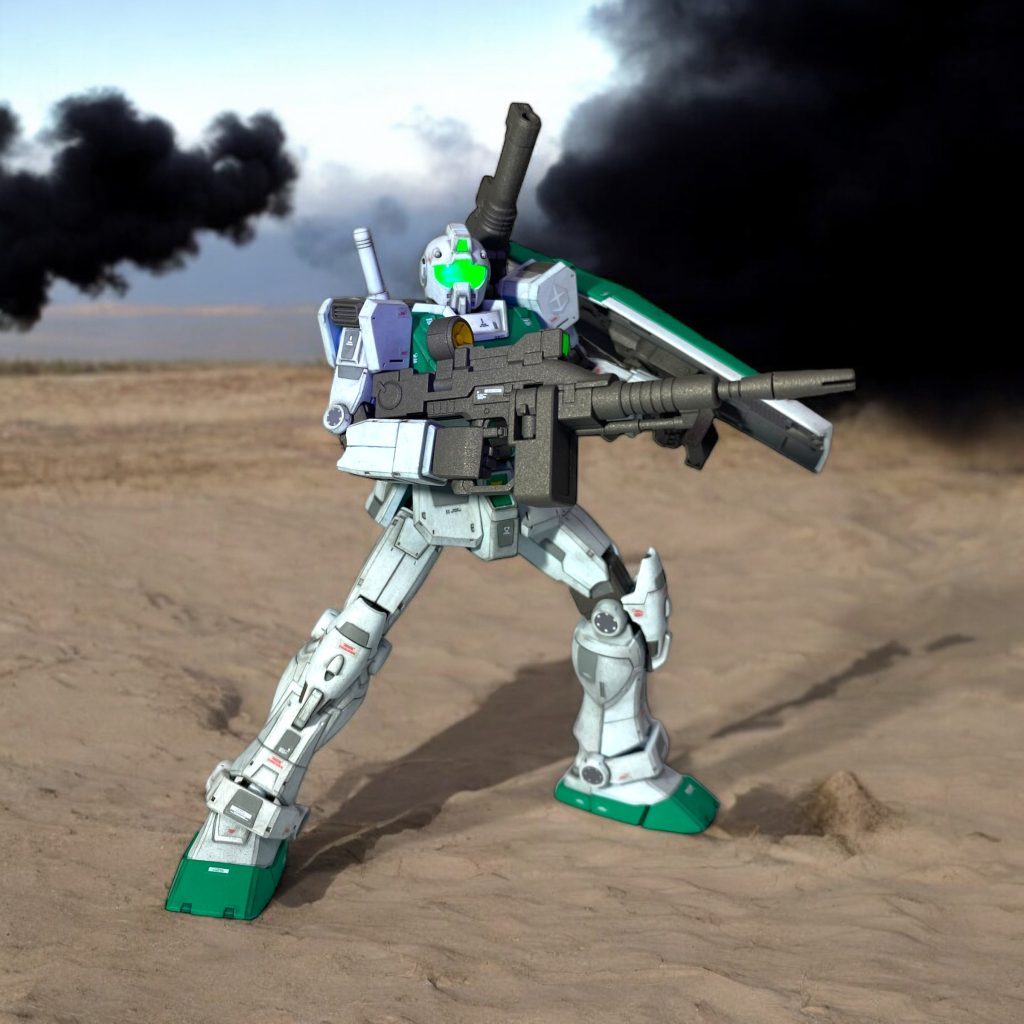 HG 1/144 GM(エゥーゴカラー)–5枚目/制作者：丸五ワークス