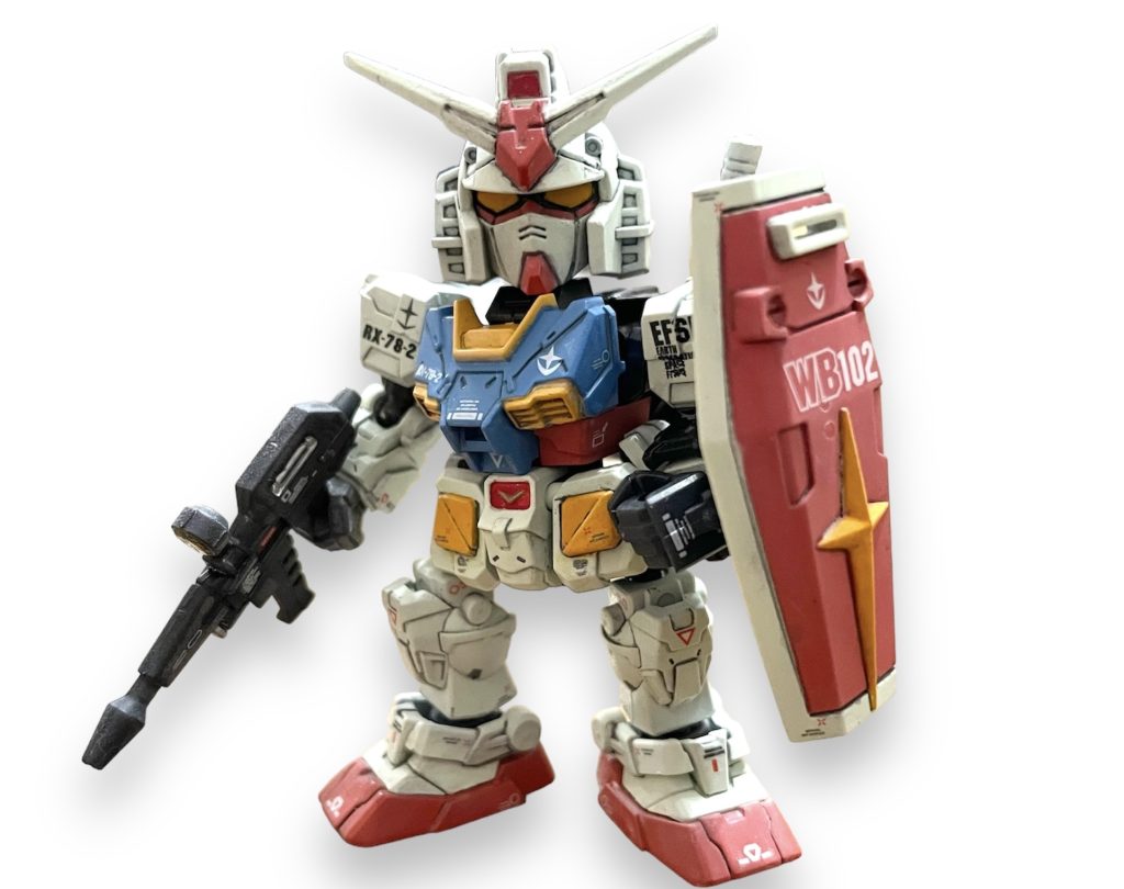 正面ショット。小さいながらリアリティのあるキットです✨