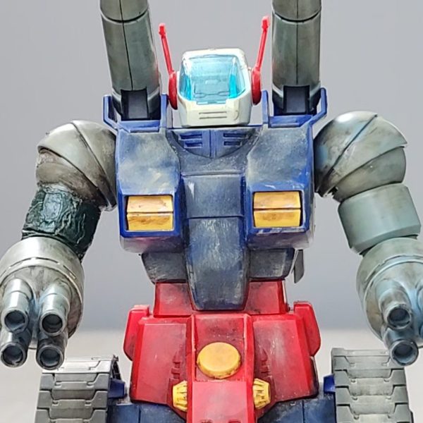 息子君のガンタンク(初ウェザリング)