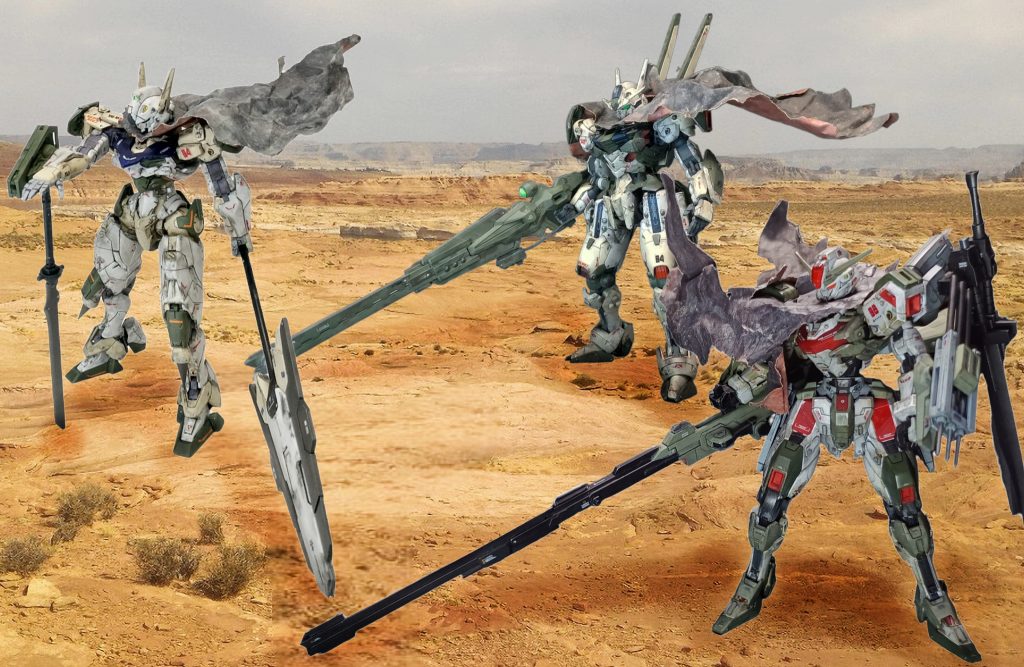 ルブリス、エアリアル、キャリバーン、小隊完成です🎉!