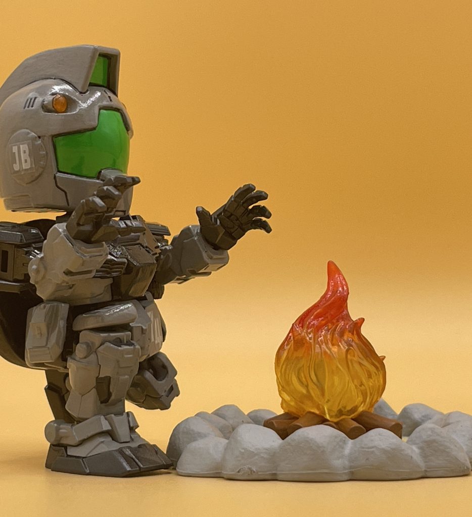 あったかいんだからぁ　火起こしは大変だけど楽しい。