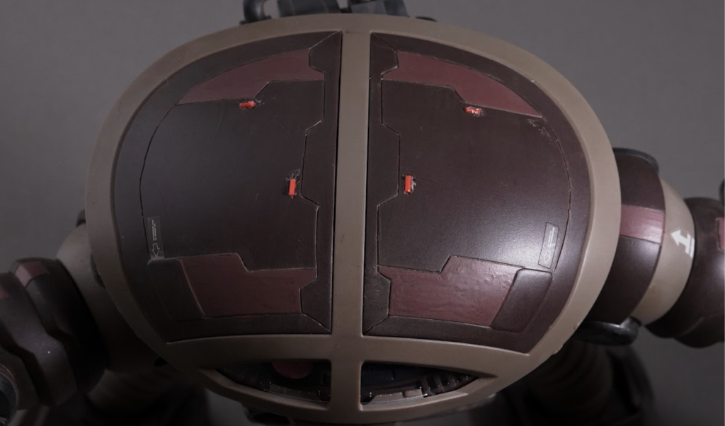 明るい茶色は、ココアブラウン３：ホワイト１で調色しました