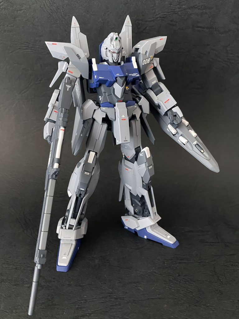 全身ショット。デカールの赤でレッドポイント代わり。