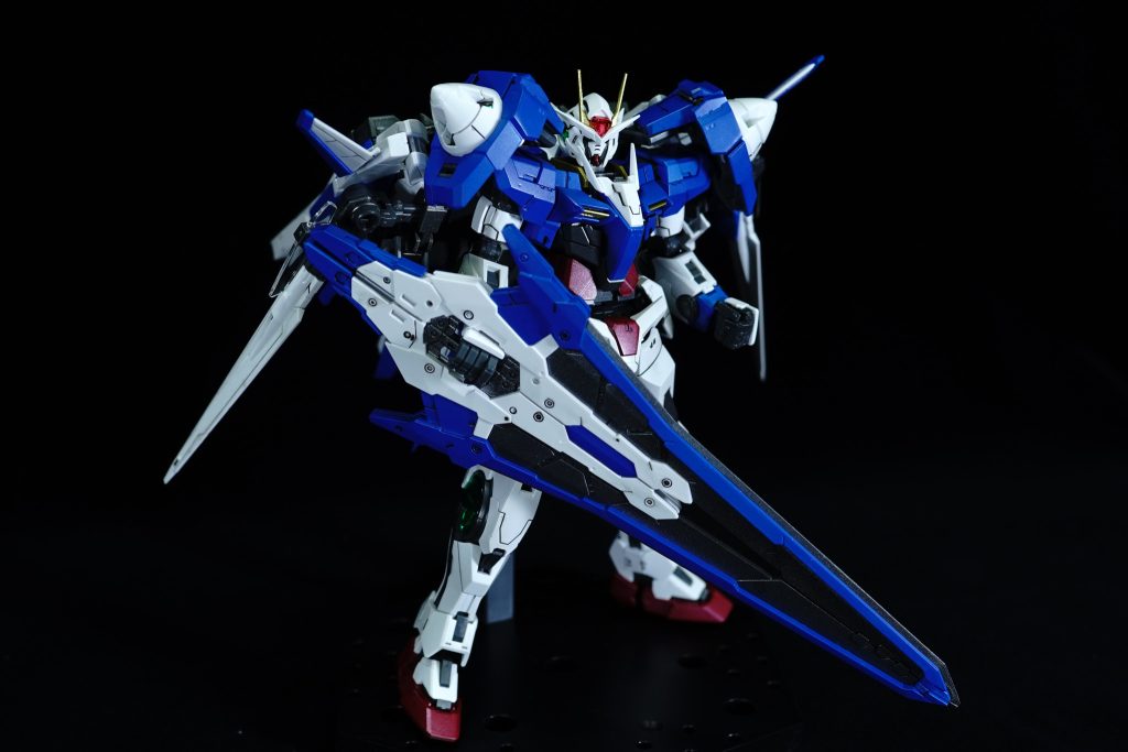 付属のベースでなければ合体したあとの展示は難しいのかもしれないだとしてもRGサイズ（1/144）にしては情報量が多い！