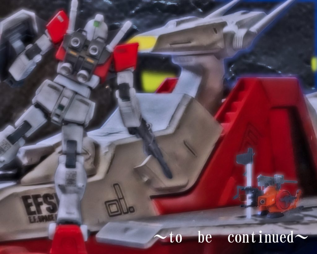 「こちらホワイトユニサス。第18アグレッサー隊へ。着艦を許可します。ようこそホワイトユニサスへ!左舷カタパルトデッキへ着陸してください!」「こちらサーペント01了解した」トムは応答すると機体をゆっくり動かし機体を寄せると、静かにデッキへ着陸した。「流石隊長!ボールでも見事な操作です」「当たり前だ。何年教官をやっている?」「失礼しました!」「下手をするなよ。艦にはもうお前達士官用の部屋が割り当てられているんだからな」「訓練生はサラミスの狭い多床部屋ですからね」「確かに同じパイロットでもアグレッサーってだけで恵まれた部屋だと恨まれそうだ」「そういう事だ。まあせいぜい新米達から嫌われる事だな」〜to be continued〜