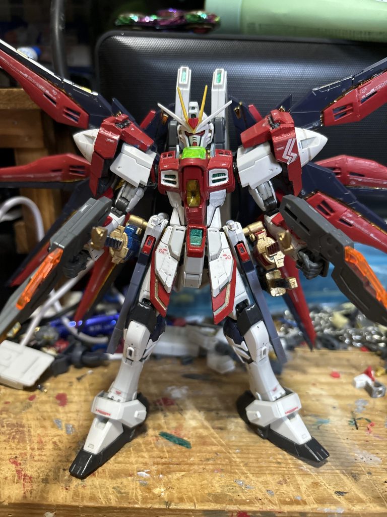 次は強化装備を作っていこうかと。今度はガンプラに負担を掛けないように無理な改造は控えます💦