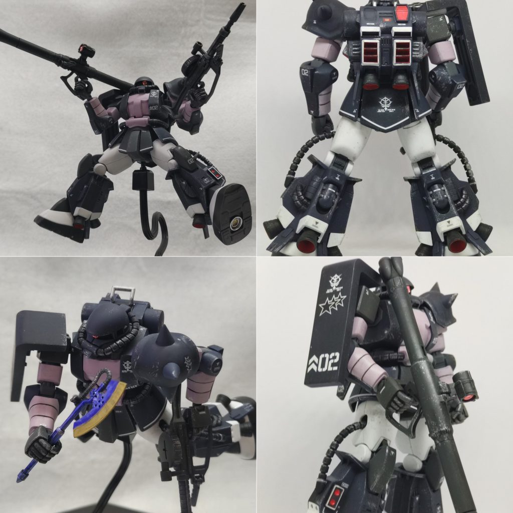 HGUC MS-06R-1A 黒い三連星ザク–9枚目/制作者:りゅあり