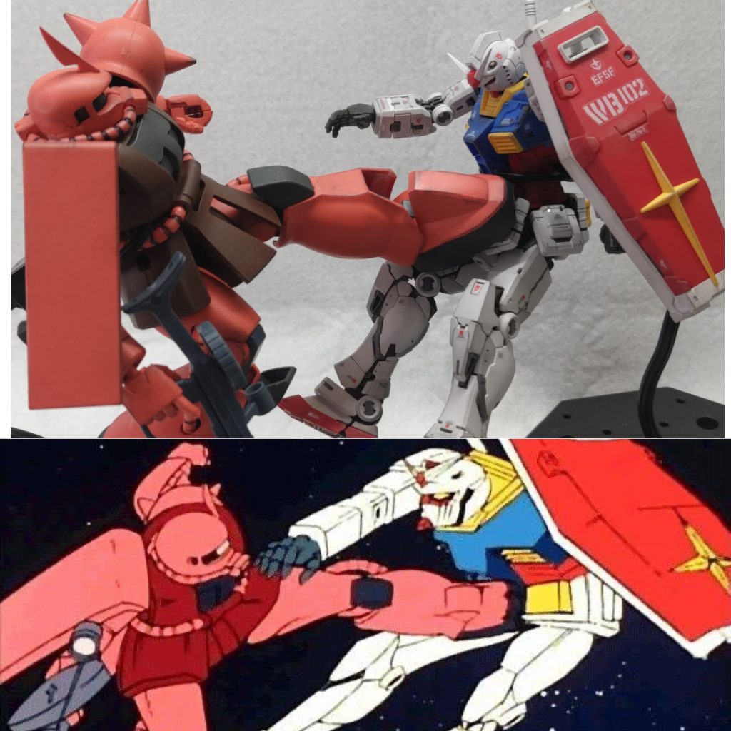 赤い彗星キック!