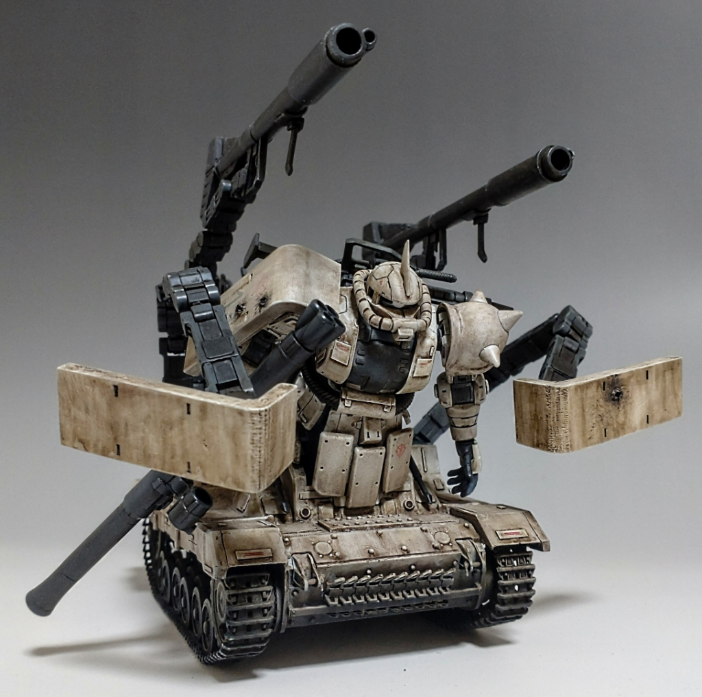 陸戦強襲型ザクタンク(オリジナル機体)–7枚目/制作者:ちわ