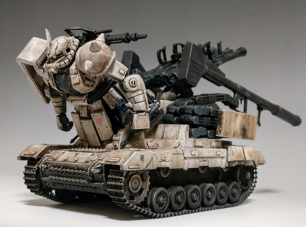 陸戦強襲型ザクタンク(オリジナル機体)–5枚目/制作者:ちわ