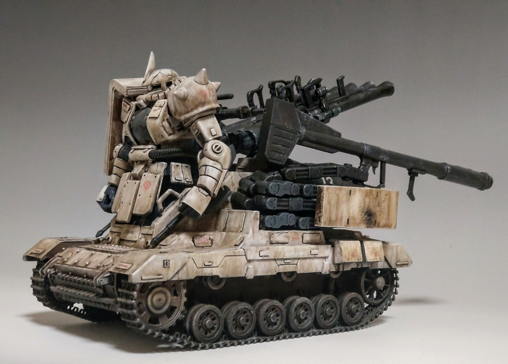 陸戦強襲型ザクタンク(オリジナル機体)–2枚目/制作者:ちわ