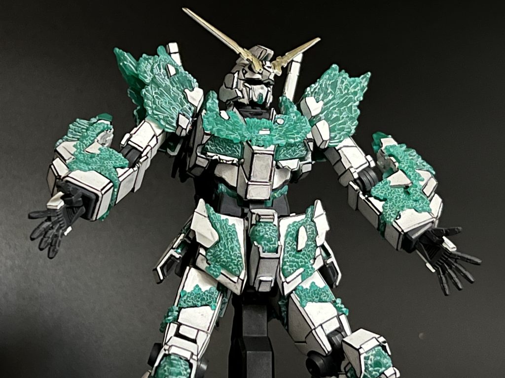 HGUC 1/144 ユニコーンガンダム 光の結晶体 Ver 【フルLEDエディション】–4枚目/制作者：OYAJIN