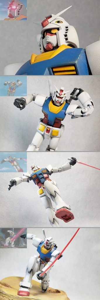 1/100 安彦版ガンダム【アニメ劇中フォルム徹底再現版】–2枚目/制作者：HITOHITO