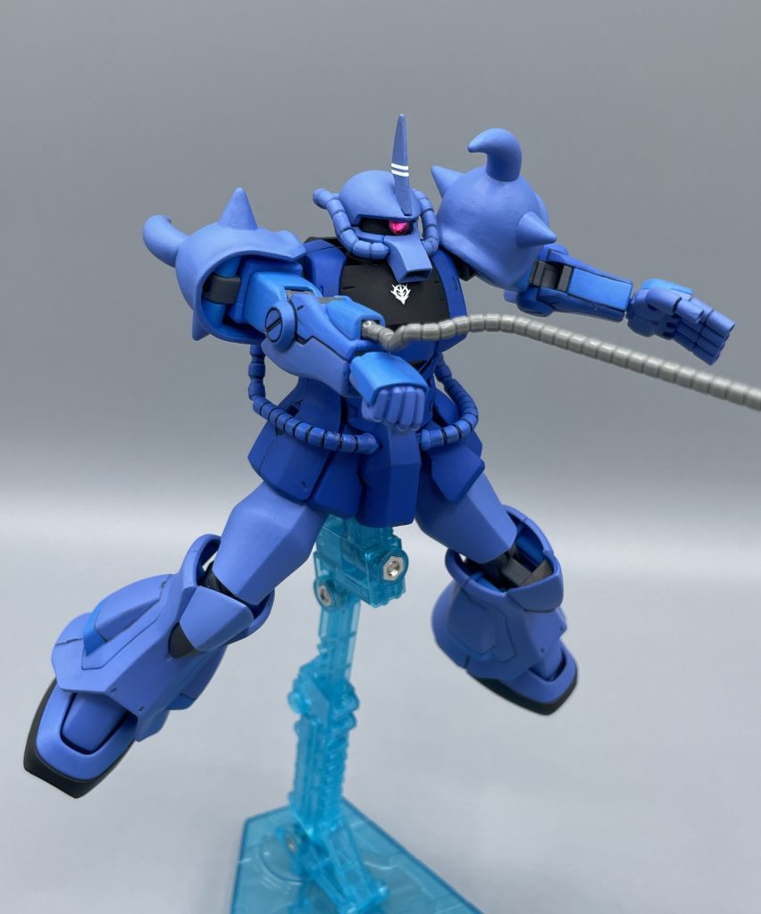 ヒート・ロッド！！　グフの象徴的な武装であるヒートロッドも勿論付属します。