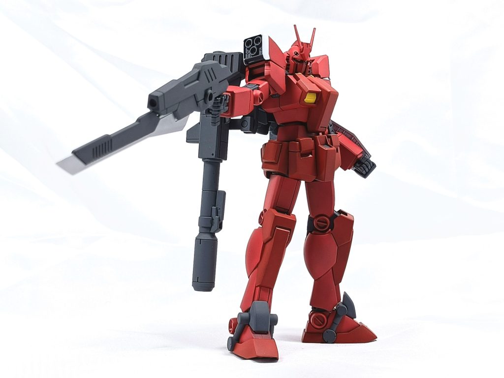 今回武装類は選別して製作してます。一つはこのハンドガン+ガンブレイド、(…個人的に一番好きなショットです(gundam-kao3))