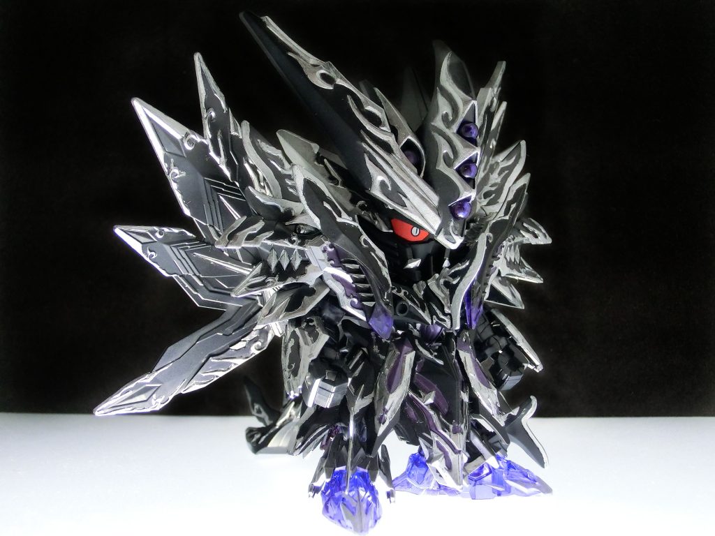 Front今回は筆塗り部分塗装になります目のとこだけは付属のシールを使ってます特に改造とかはしておらず、ストレートに組んで暇な時間にちょくちょく塗装してました