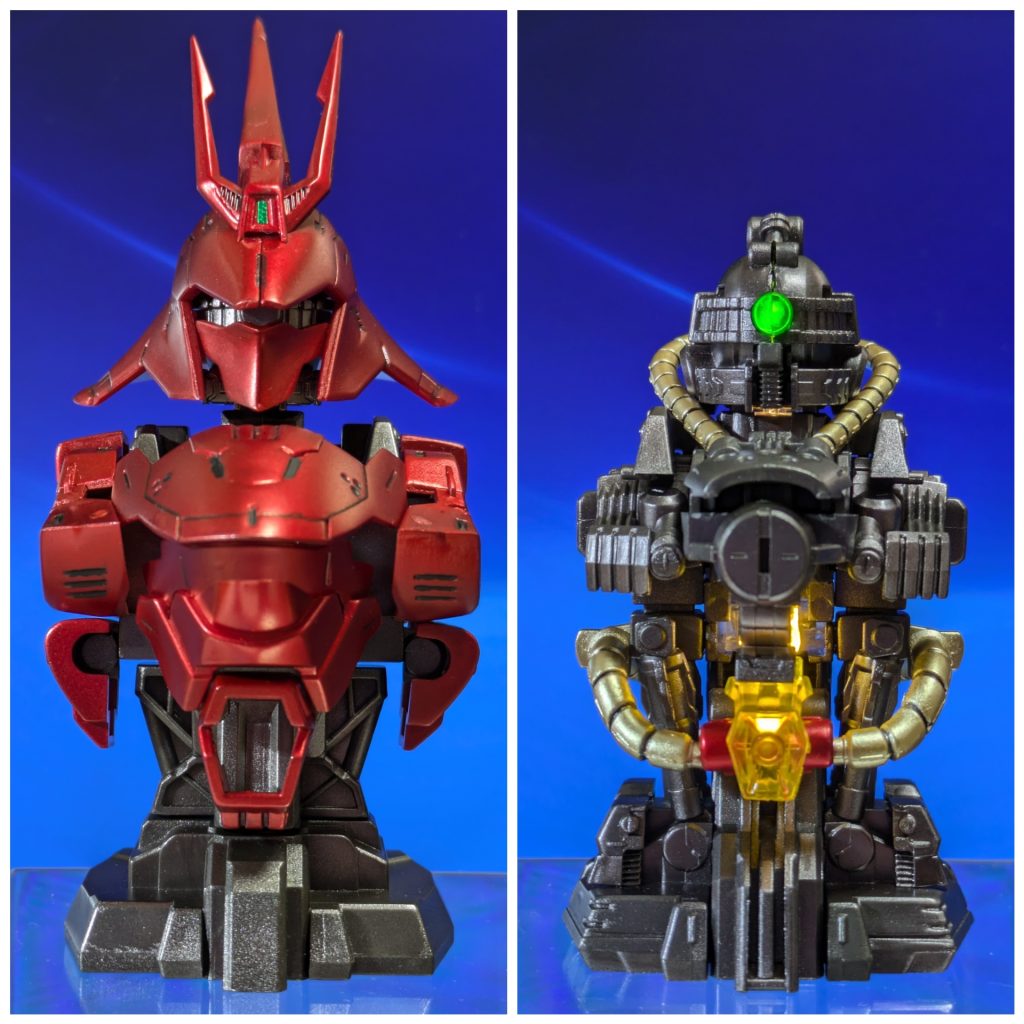 カラー外装と内部メカ(それぞれ簡単塗装)