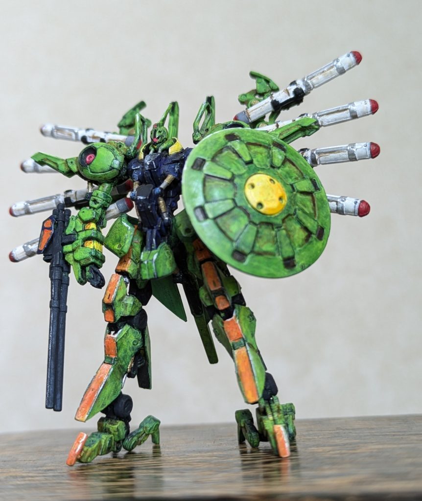 パーツが細かいため、組立てに5時間かかりました。参りました。😵‍💫