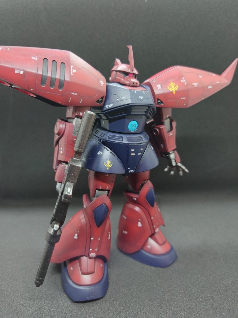 黒立ち上げ、水性ホビーカラーをメインで作成しました。