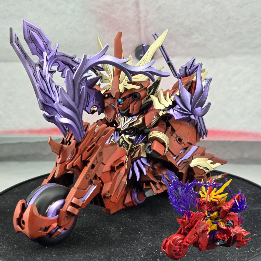 乗った状態で1枚さらにもう1形態は同時進行で作った方で紹介します