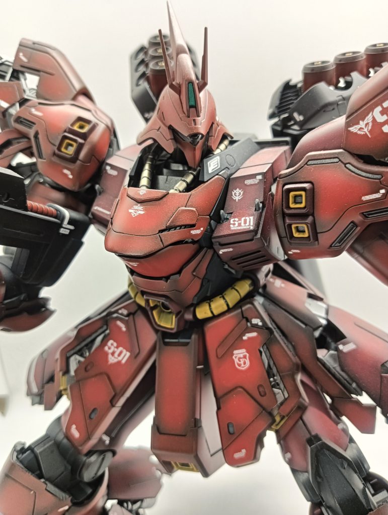 胸の部分が少し寂しかったので、プラ版で少しだけディテールアップしてます！