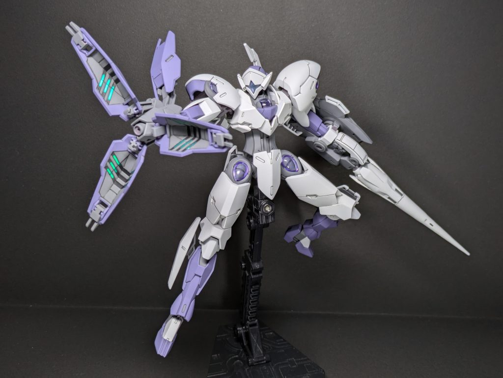 左腕に拡張パーツ装備機体デザインが騎士っぽいから、ランス似合う!