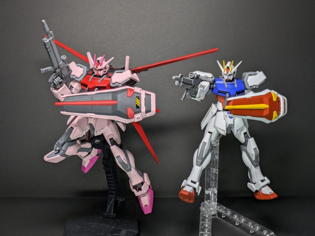 以上です!頑張ってエールストライカーを作って良かったです♪次はルージュにランチャー付けます(笑) そのままの色か、ルージュ用に色を変えるか悩んでます