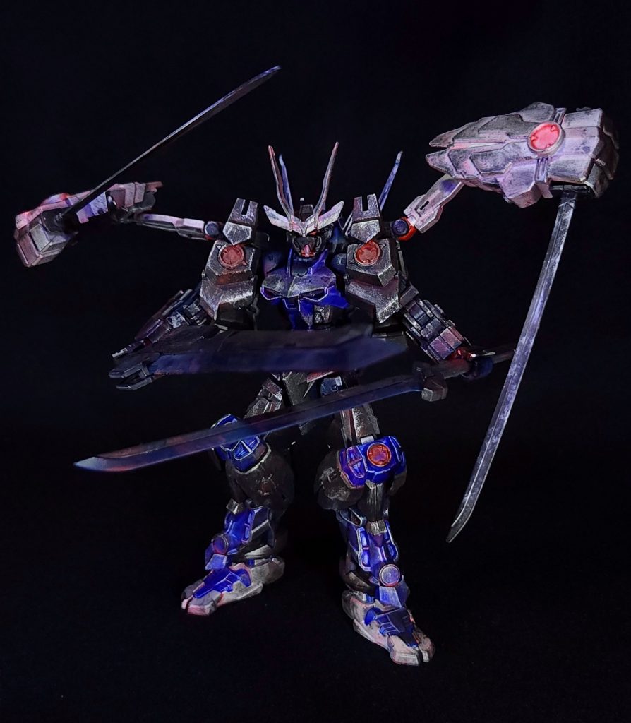 戦国アストレイ頑駄無・銀雪–3枚目/制作者：塗装狂主任