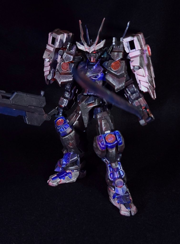 戦国アストレイ頑駄無・銀雪–5枚目/制作者：塗装狂主任