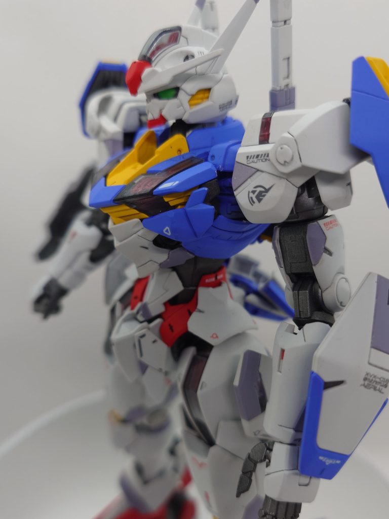 モビルスーツはこの角度が１番かっこいいですね。