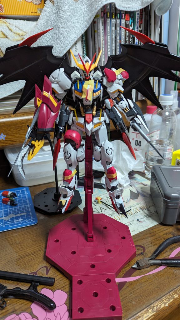 大方ここで塗装前が完成です、完成後の画像と比べると変更箇所は多少なりともあります