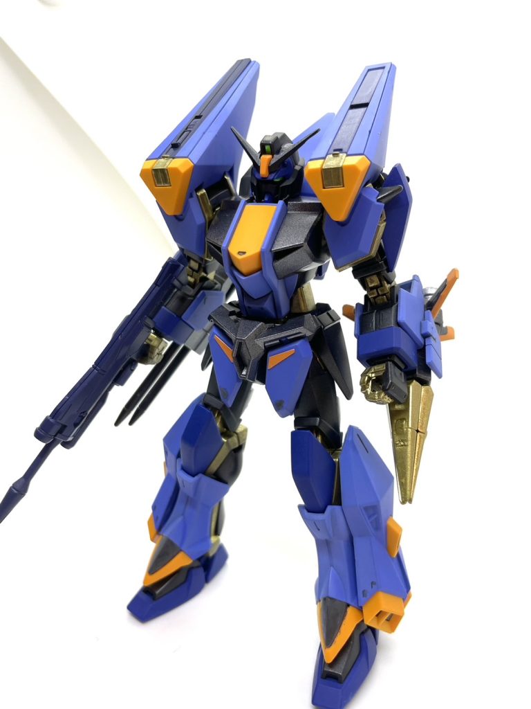 関節ゴールド装甲コバルトブルーメインカラーガンメタ