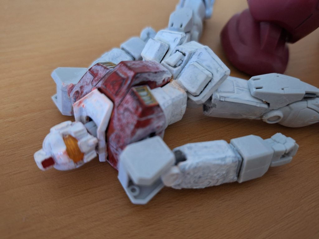 関節位置がおかしいのは、ジャンクなのでご容赦ください。お目汚し失礼しましたm(_ _)m