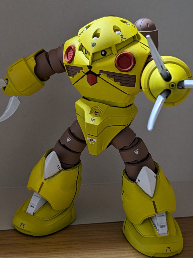 実はピカチュウではなくズゴックでしたー🤣