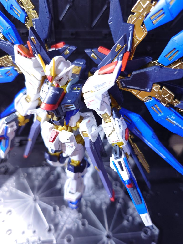 別角度からもパシャリ。強めの光を当てると白い部分が輝いて神々しさすら感じます。最高かよ!