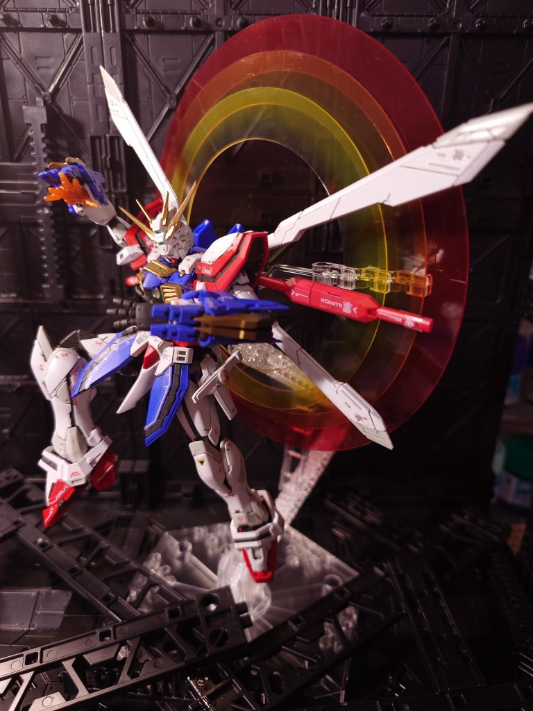 中国拳法っぽいポーズ、日輪エフェクトもカッコいい！ 