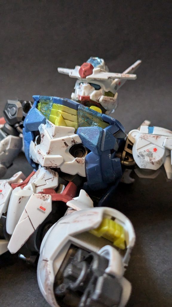 ボロボロのエアリアルもかっこいいですね。以上、エアリアルパーメットスコア6でした。次回作は全塗装したいと思います。