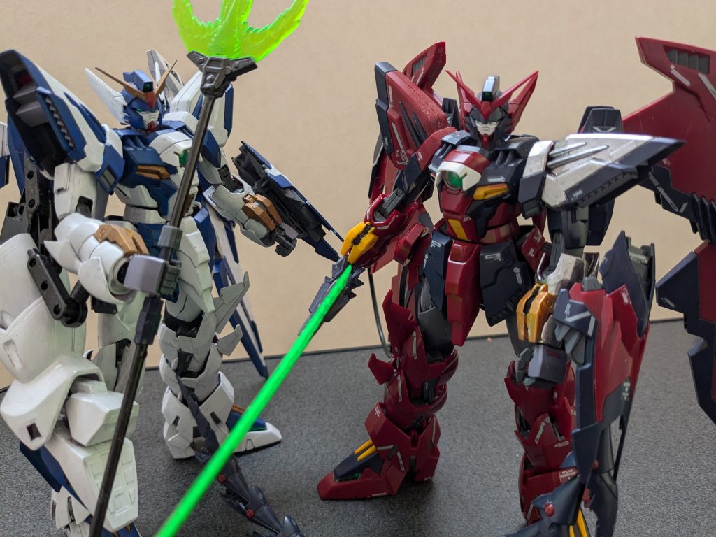 以上、Frozenイメージのエピオン初号機でした!ご覧いただきありがとうございました!! 変形は…まぁ皆さんイメージできると思うので省略で笑