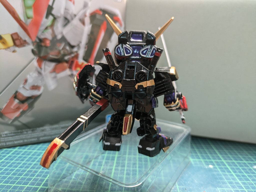 SDガンダム　SDEX  アストレイレッドフレーム　武者頑駄無風カラー　–3枚目/制作者：雪下にんじん