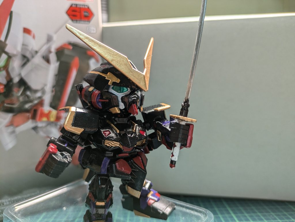 SDガンダム　SDEX  アストレイレッドフレーム　武者頑駄無風カラー　–5枚目/制作者：雪下にんじん