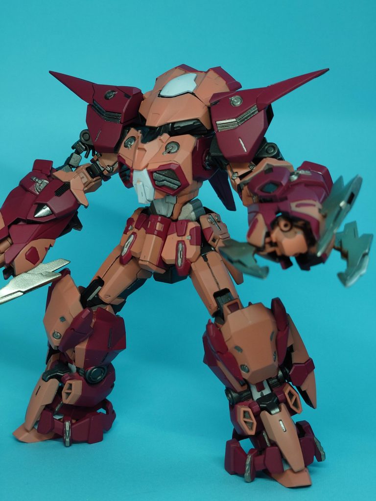 ピンクの面積が多くて、思ったよりもシャアズゴックにならなりませんでした。