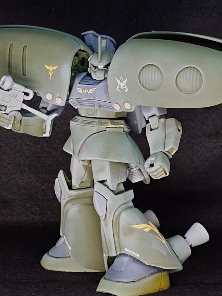 少し汚してみました。スペースノイドを味方につける為、奔走という感じでしょうか。