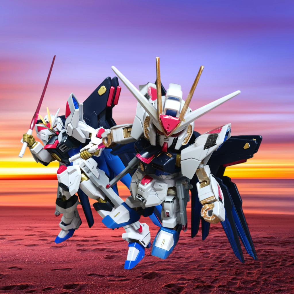 SDのストフリと夢の共演wwどちらもいいですよねーーsdは僕の手作りですけどねーー